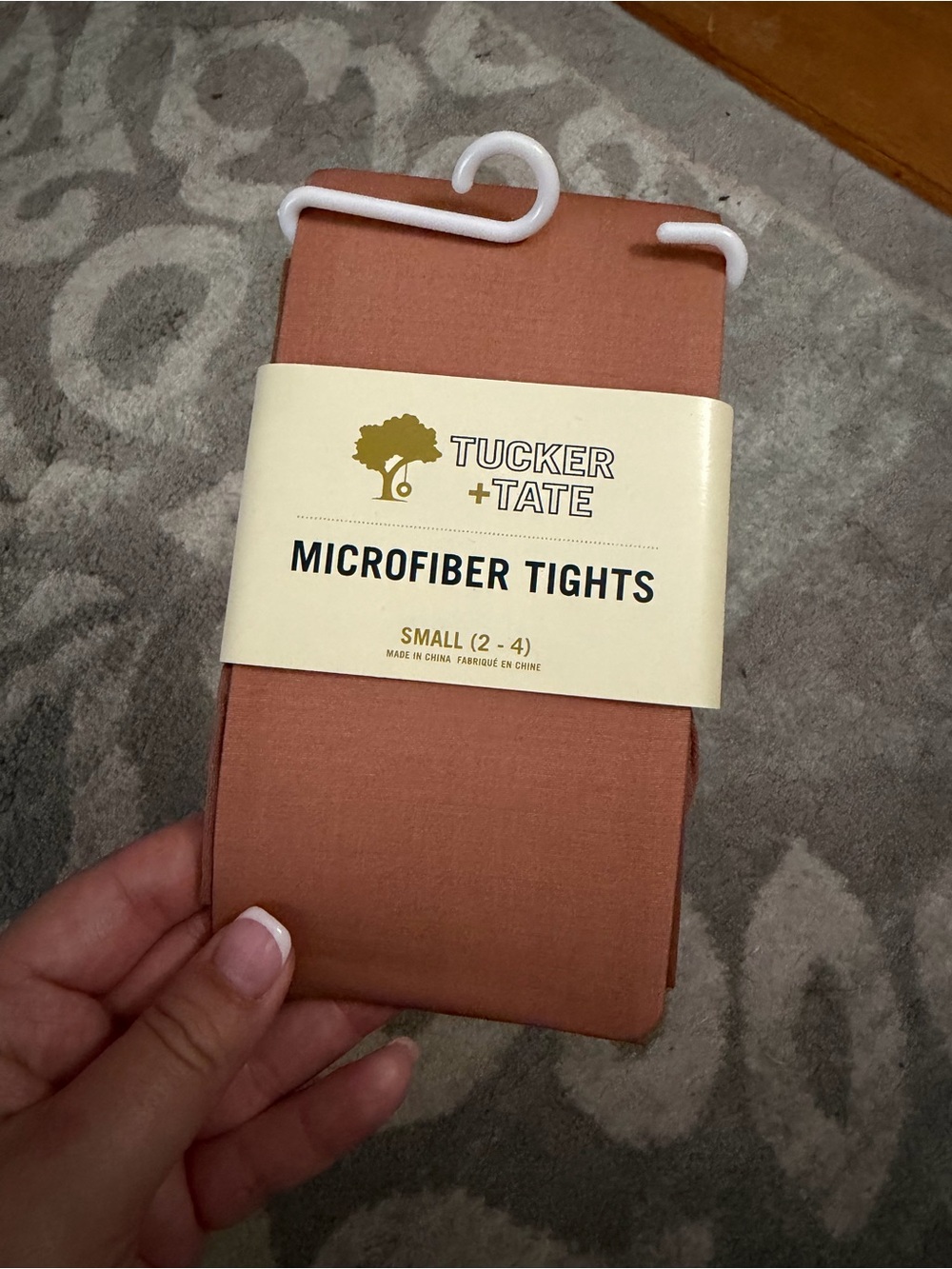 NEW Tucker + Tate Microfiber Tights - Small - Rust